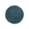 KISSENHÜLLE Rund HYggelig No.1 nord-blau Cord-Samt 80 cm Ø - Blau, Textil (80/80cm) - beties Heimtextil
