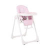 HOCHSTUHL Pastello rosa klappbar verstellbar Becherfassung Tisch abnehmbar - Rosa, Metall (53/66/70cm) - Kikka boo