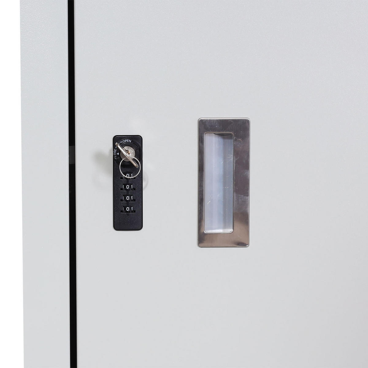 4ER-FAHRRADGARAGE PFLANZKASTEN L56B Hellgrau - Hellgrau, Metall (220/126/210cm) - MCW