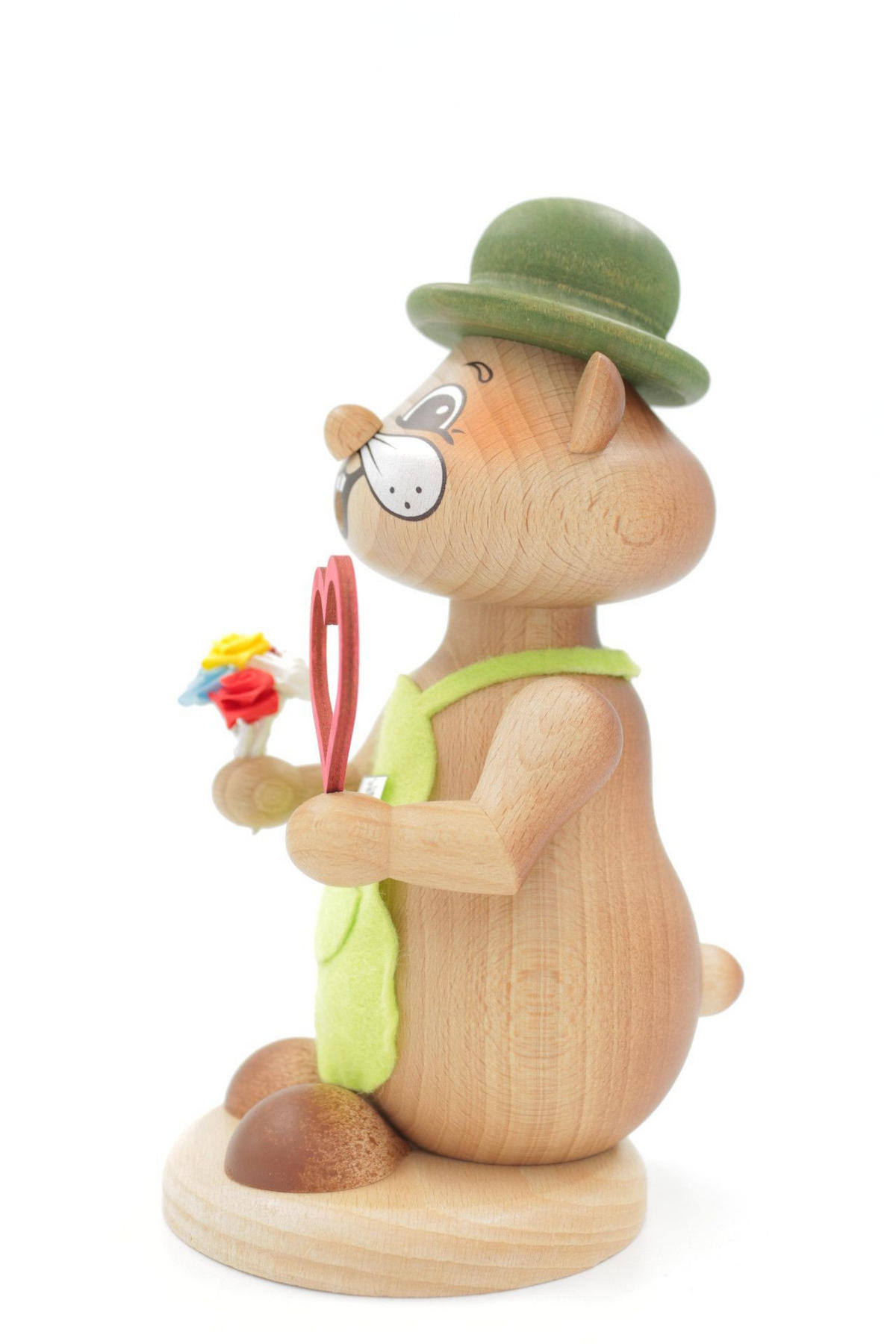RAUCHFIGUR Hamster Romantiker 18 cm - Multicolor, Holz (12/18/0.1cm)