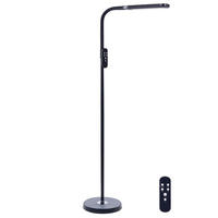 STEHLAMPE Aries 27/40/160 cm - Schwarz, Kunststoff (27/27/160cm) - Beliani