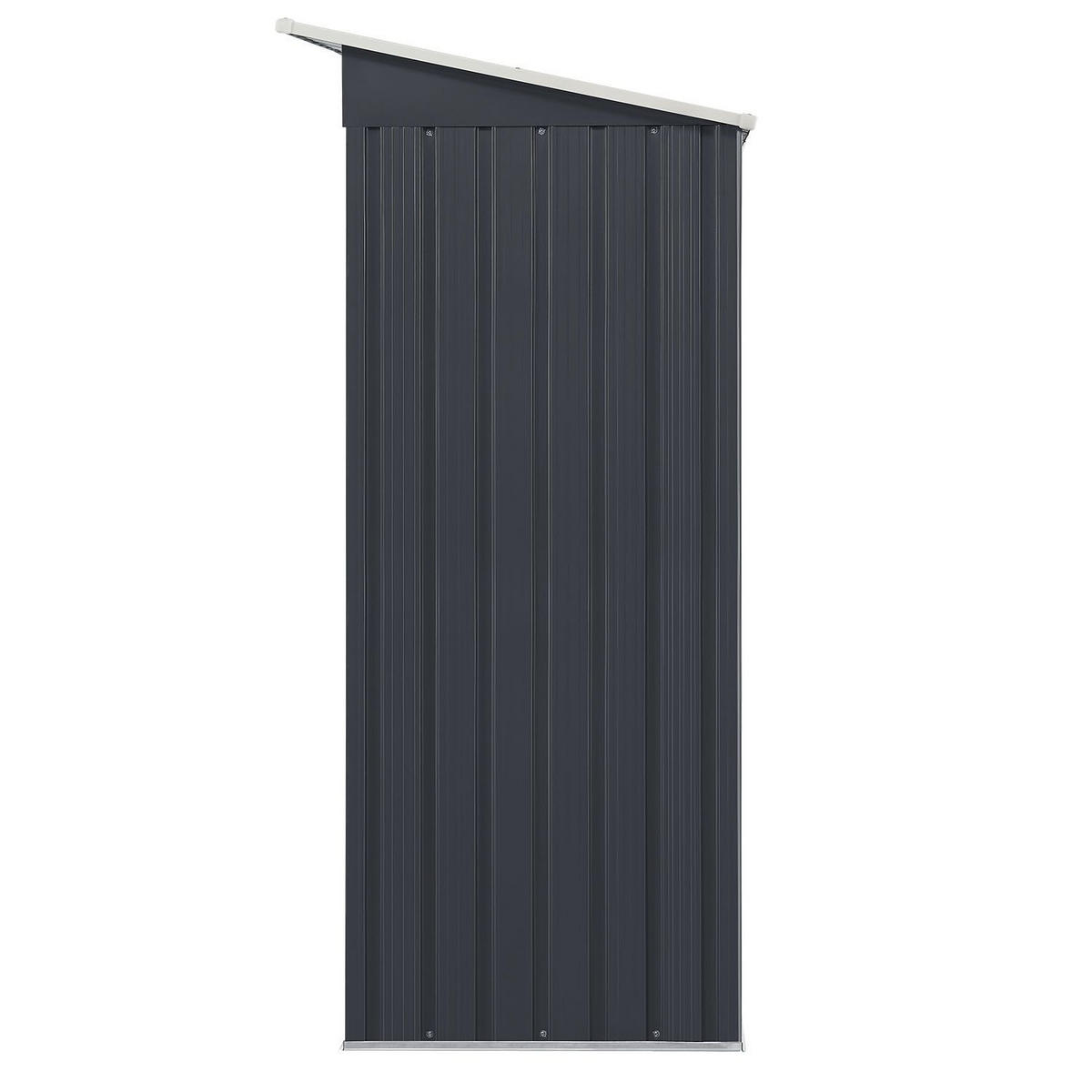 GERÄTESCHUPPEN S Anthrazit - Grau, Metall (161/181/86cm) - Juskys