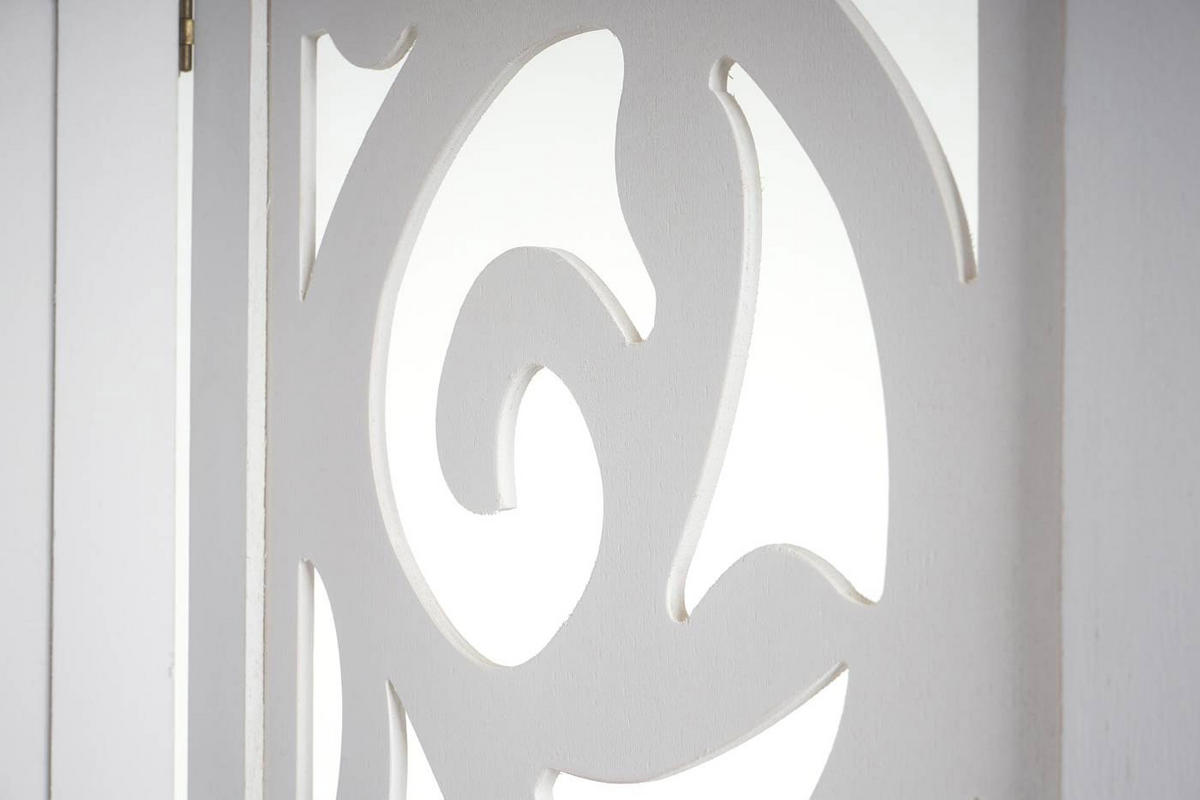 PARAVENT Weiß - Weiß, Holz (241/170/2cm) - MCW