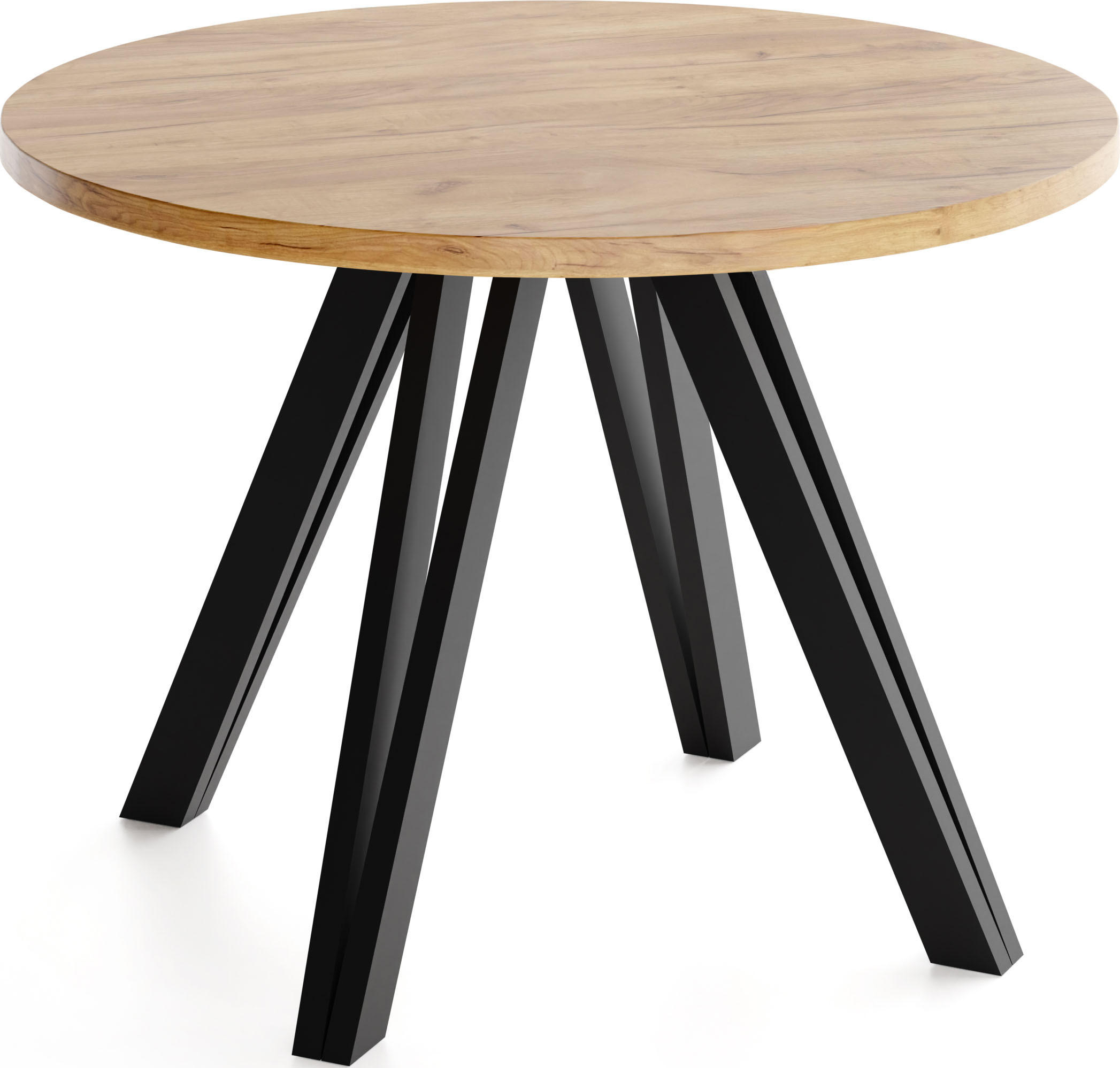 WFL Group Esstisch Eiche Wotan 100x76.5x100 cm