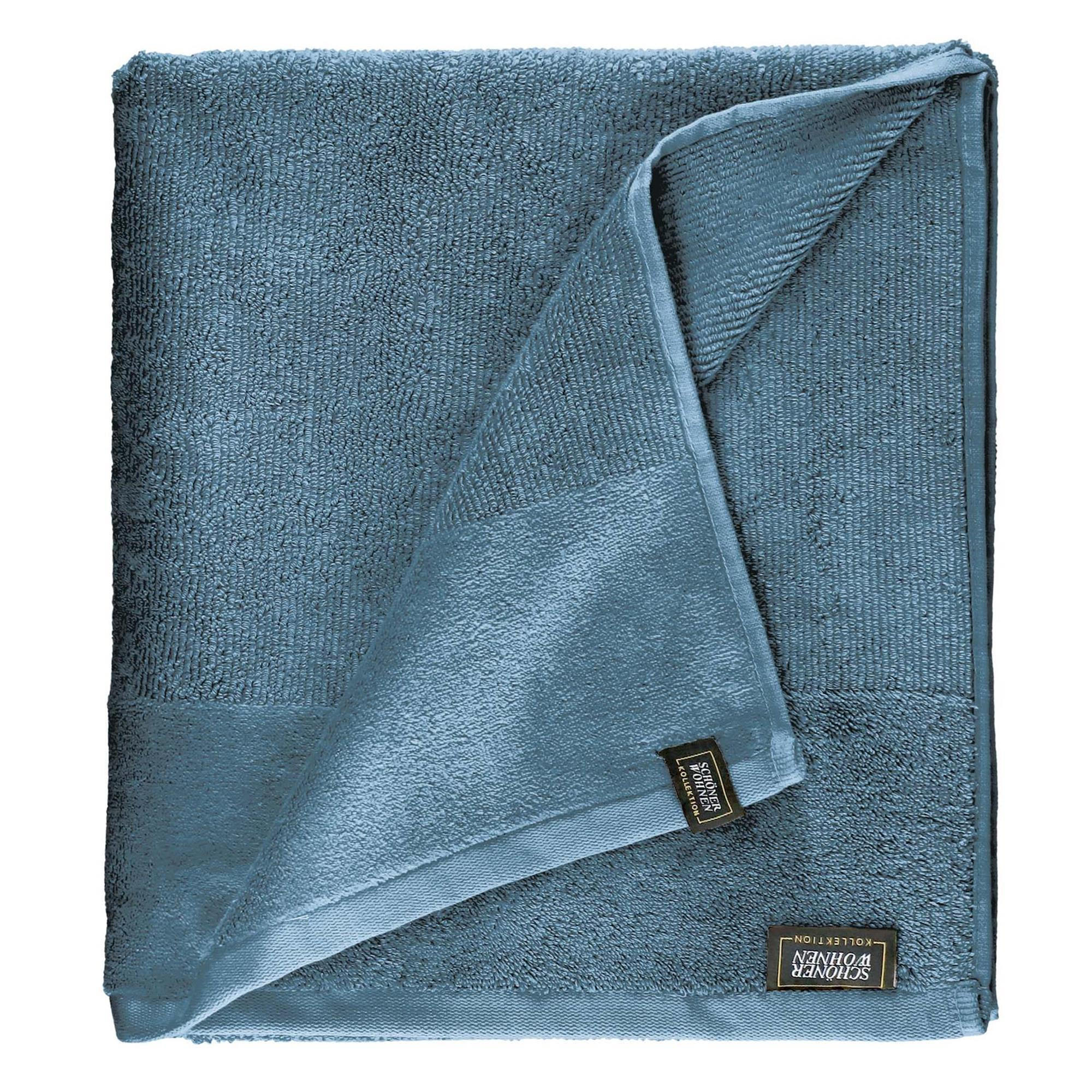 BADETUCH SENSE - Blau, Textil (100/150cm) - Schöner Wohnen