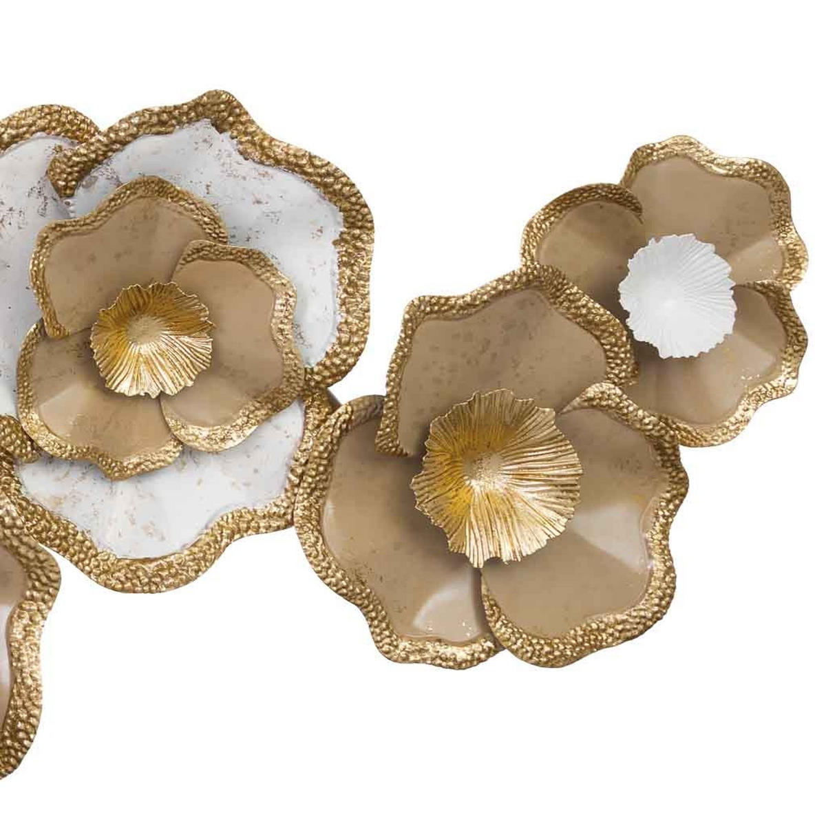 WANDDEKO-OBJEKT aus Metall, 135x67x10cm - Goldfarben, Metall (134.6/10.2/67.3cm) - Wanderlust