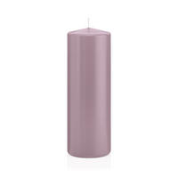 STUMPENKERZEN Mauve Lila Ø 68 x 200 mm, 12 Stück - Mauve, Paraffin (7/20cm) - Wiedemann Kerzen