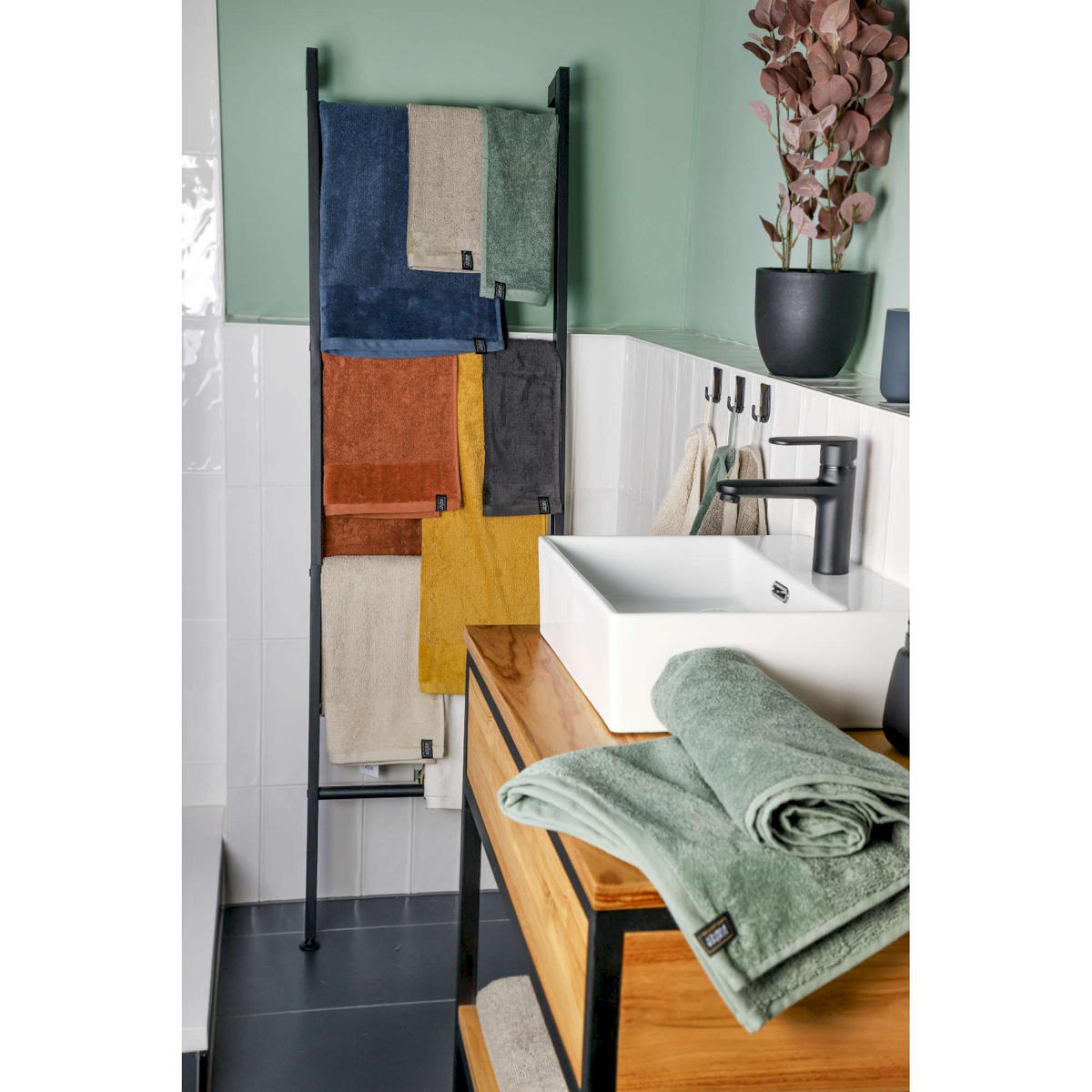 BADETUCH SENSE-2 - Sandfarben, Textil (100/150cm) - Schöner Wohnen