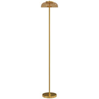 STEHLAMPE warmem Licht Led Fußschalter - Goldfarben, Metall (25/25/134cm) - HOMCOM