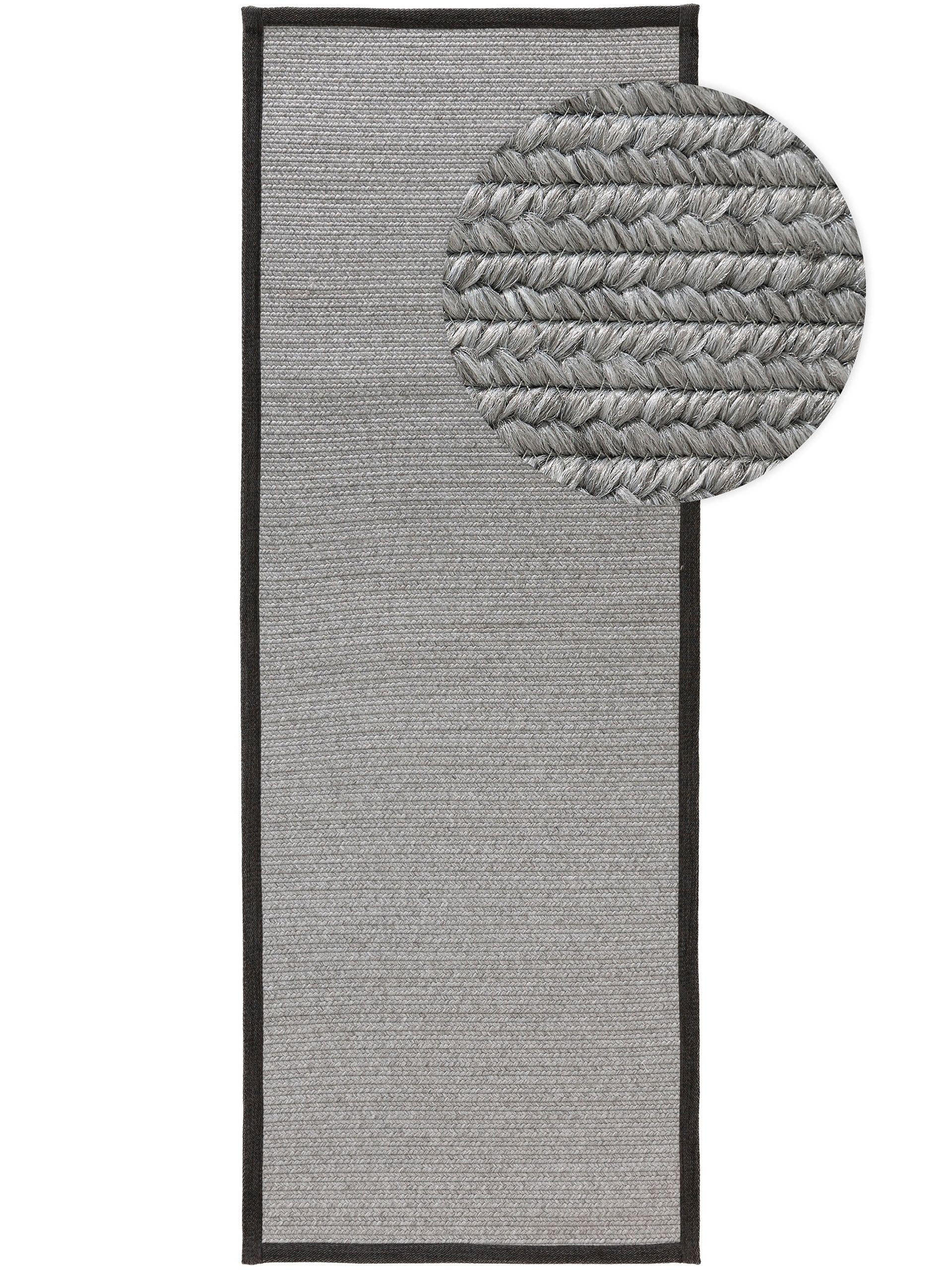 OUTDOORLÄUFER Nandi Grau 70x200 cm - Grau, Textil (70/200cm) - benuta Nest