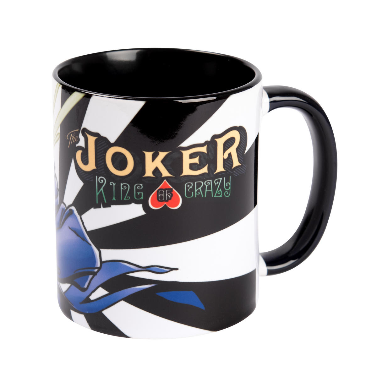 KAFFEEBECHER DC Comics Joker King of Crazy Schwarz 320 ml - Multicolor, Keramik (0.32L) - DC Comics