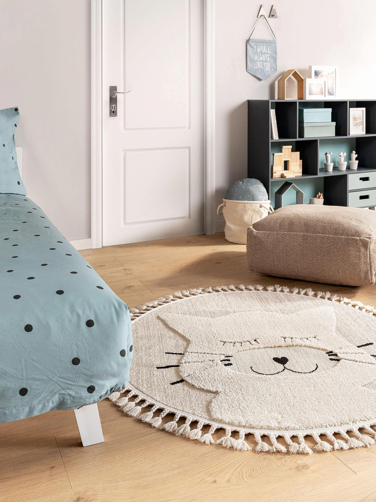 KINDERTEPPICH Momo Cream ø 120 cm rund - Creme, Textil (120/120cm) - Lytte
