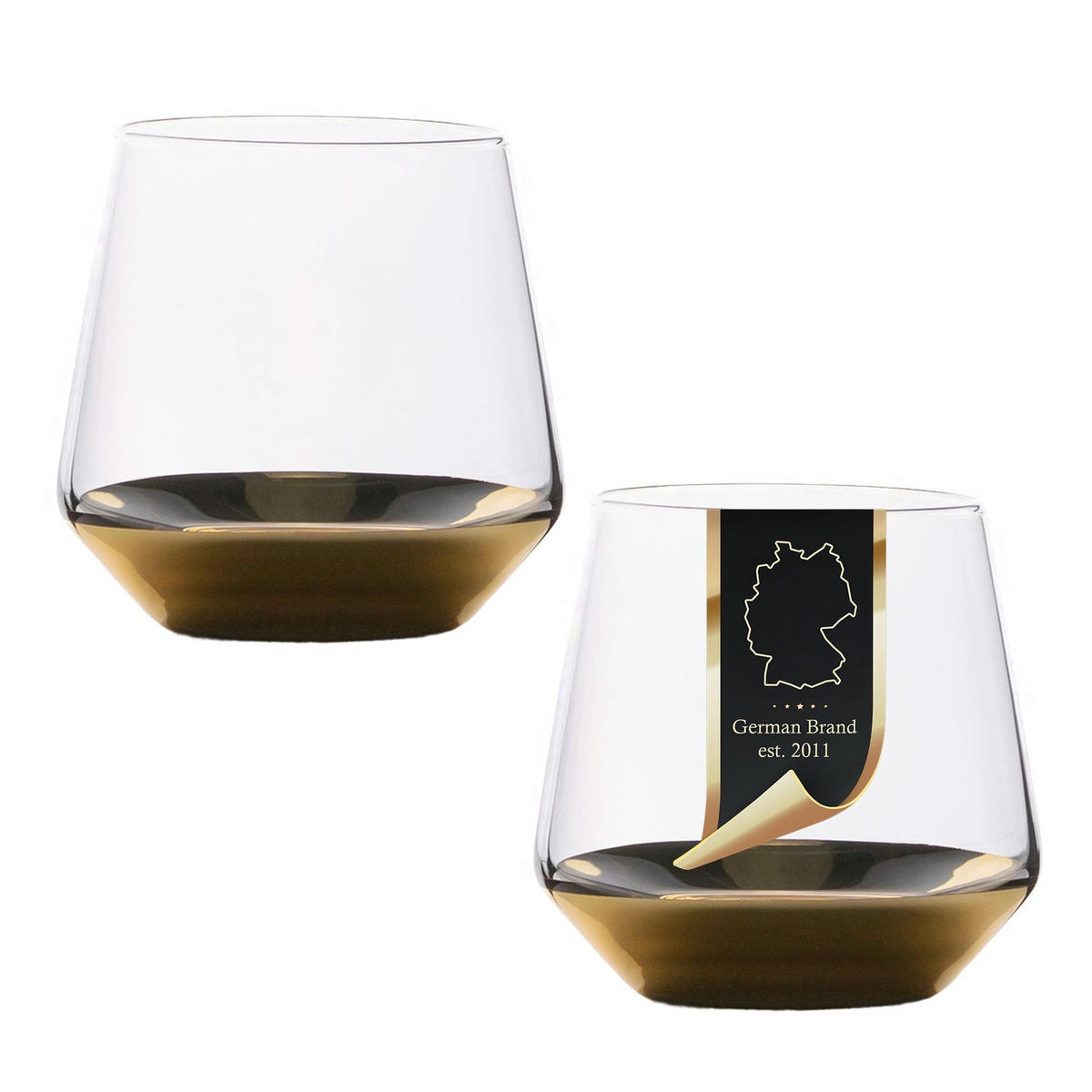 WASSERGLAS SET 350 ml (2-tlg) - Transparent, Glas (0.35L) - Intirilife