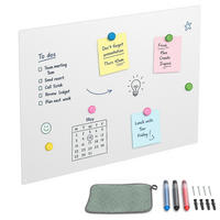 MAGNETTAFEL Weiß Stahl beschreibbar 60x40 cm - Weiß, Metall (60/40/0.1cm) - Relaxdays