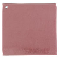 HANDTUCH MIT ÖSE Curl rosenholz 50 x 50 cm - Altrosa, Textil (50/50cm) - Winkler