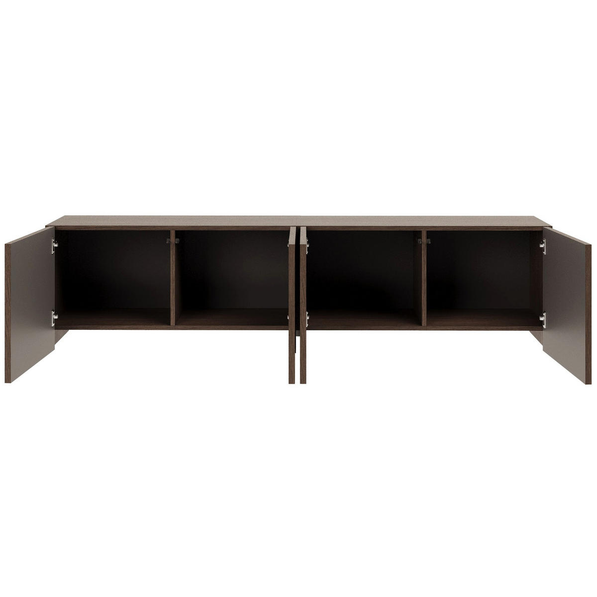TV stolek Arkadia, dub, 200 cm - tmavě hnědá, kompozitní dřevo (200/49/35cm) - Selsey