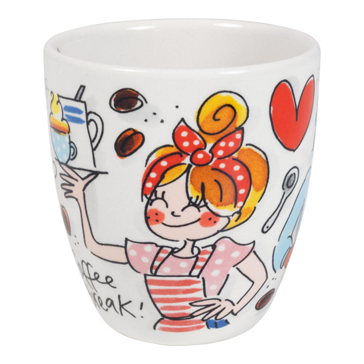 MINI-BECHER Blond x Senseo Keks in Bunt - 200 ml - Multicolor, Keramik (0.2L) - Blond Amsterdam