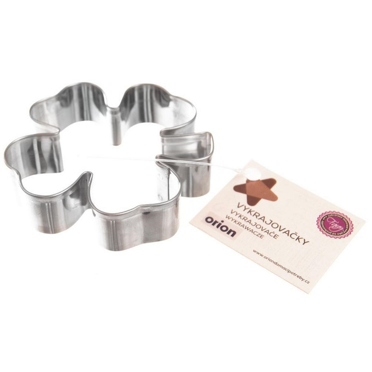 AUSSTECHFORM Kleeblatt 6 cm Silber - Silberfarben, Metall (6/1.7/6cm) - Orion 