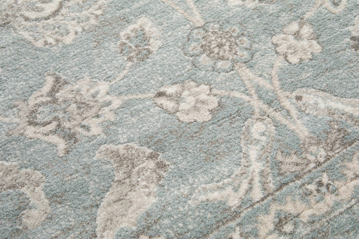 DESIGN Teppich mit Kurzflor blau - Blau, Textil (200/290cm) - AFK Living