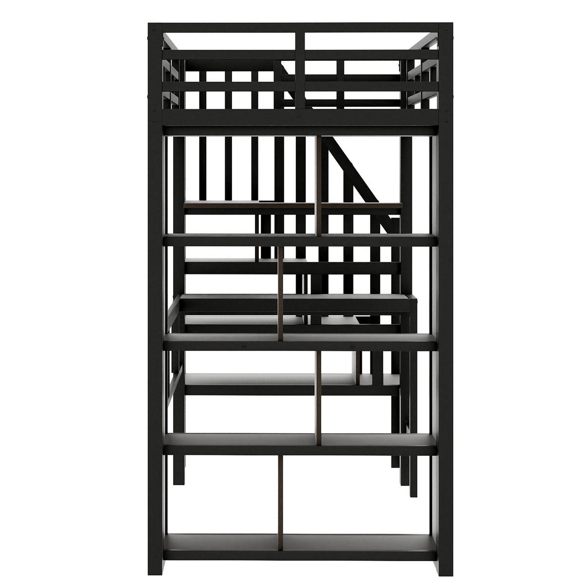 HOCHBETT Eisen 90/200 cm Schwarz - Schwarz, Metall - Raumix