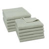 HANDTÜCHER, 10er-Set, 50x100 cm, 80% Baumwolle, 20% Polyester, Grau - Grau, Naturmaterialien (50/100cm) - Zollner