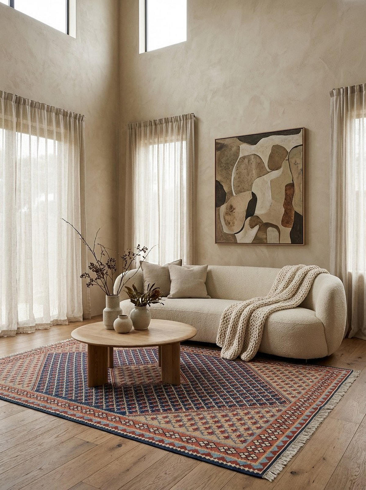 HANDWEBTEPPICH Kelim Senneh Blau 195/152 cm Schurwolle - Blau, Textil (152/195cm) - Looma