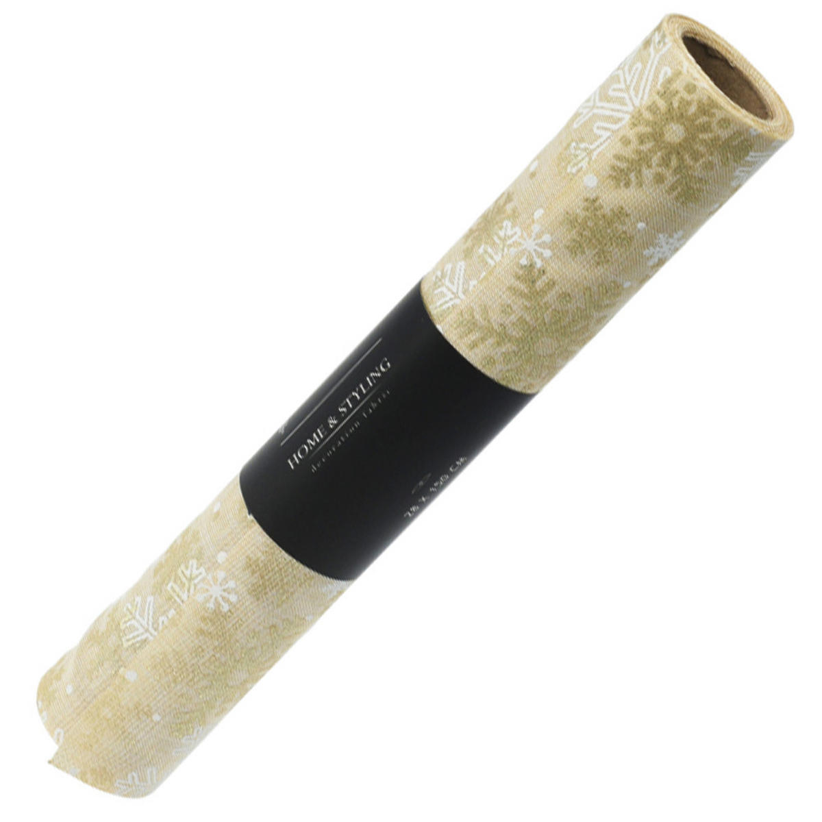 WEIHNACHTSDEKOSTOFF Santa Lila Gold 28/4/4 cm Textilien - Goldfarben, Textil (4/4/28cm) - Mondex