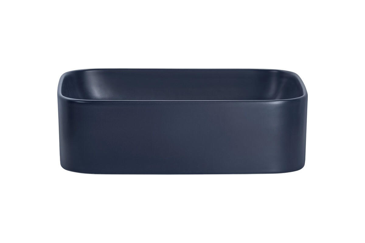 AUFSATZWASCHBECKEN 50.5 cm - KAMA BM296 - Marineblau/Matt - Blau, Keramik (50.5/15/38cm)