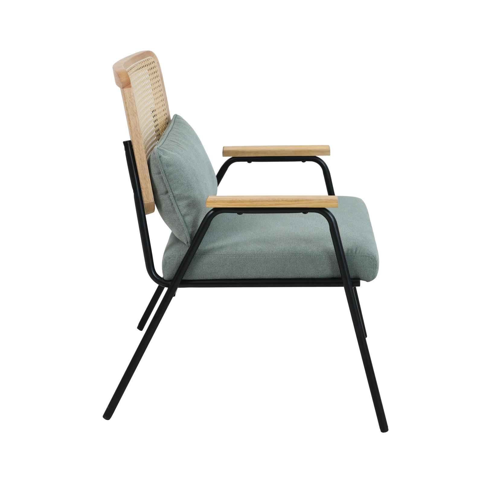 Thumbnail - Svita Loungesessel, Grün, Holz, 1-Sitzer, 62x83x66 cm, Esszimmer, Stühle, Esszimmerstühle, Armlehnenstühle