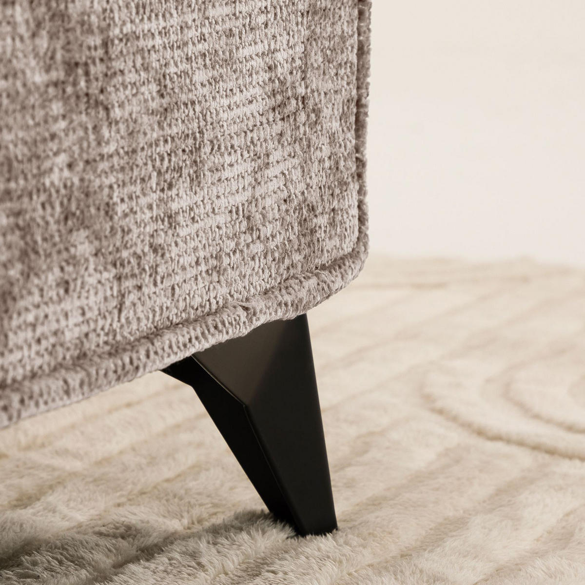 POLSTERBETT VIRETTA 140X200 CM - Beige, Textil (140/200cm) - IDIMEX