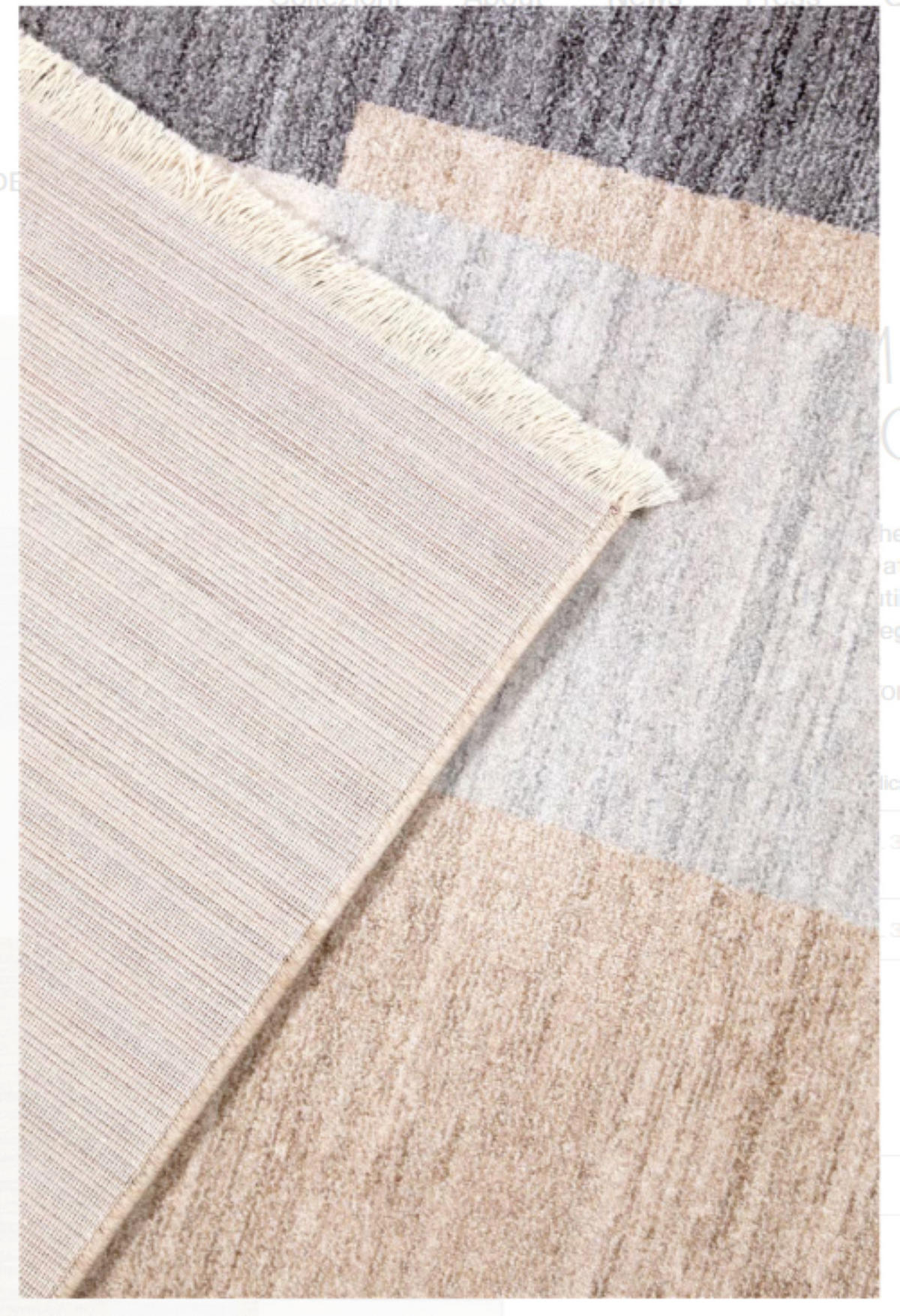 TEPPICH modern Flachgewebe MORY Grau 60 x 120 cm - Grau, Textil (60/120cm) - Novatrend