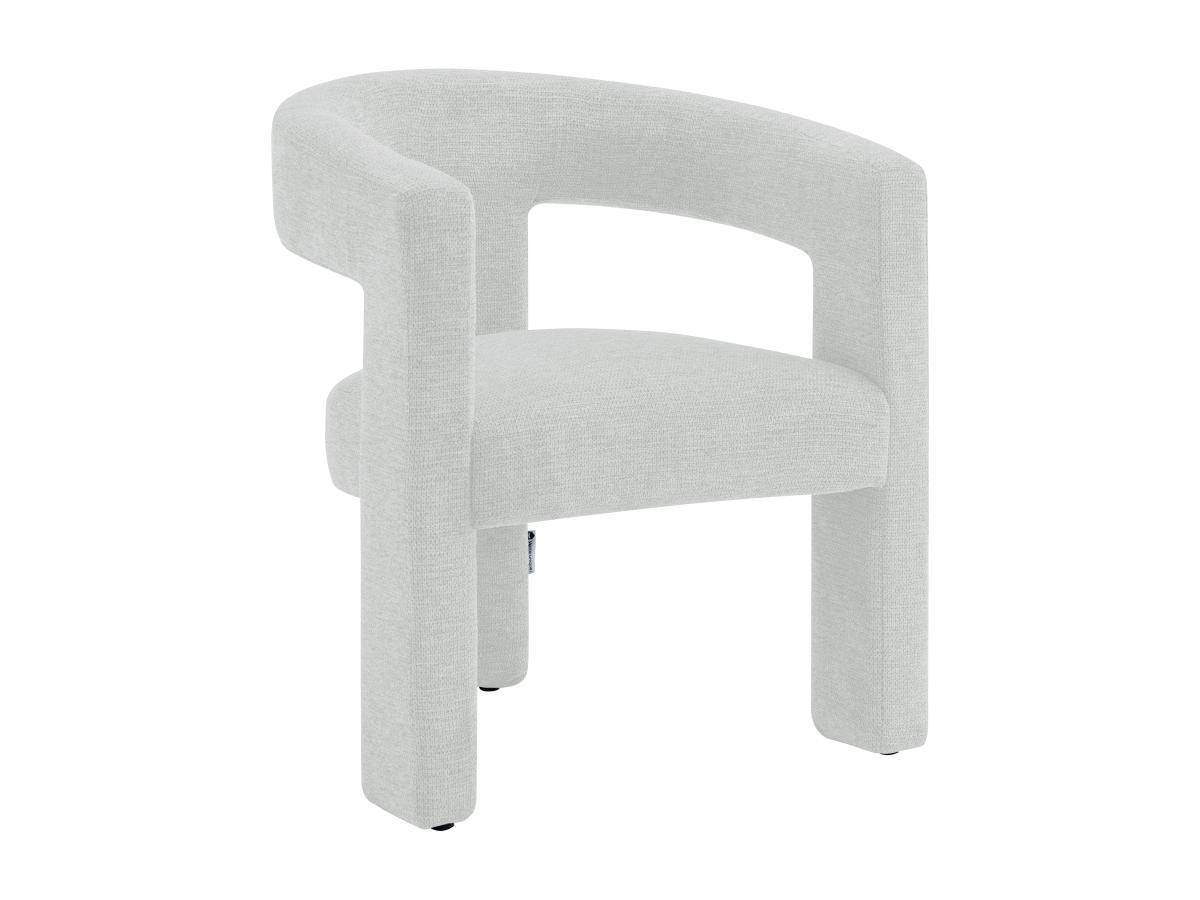SESSEL - Strukturstoff - Weiß - FAVINA - Creme, Textil (59/75/64cm) - Vente-Unique