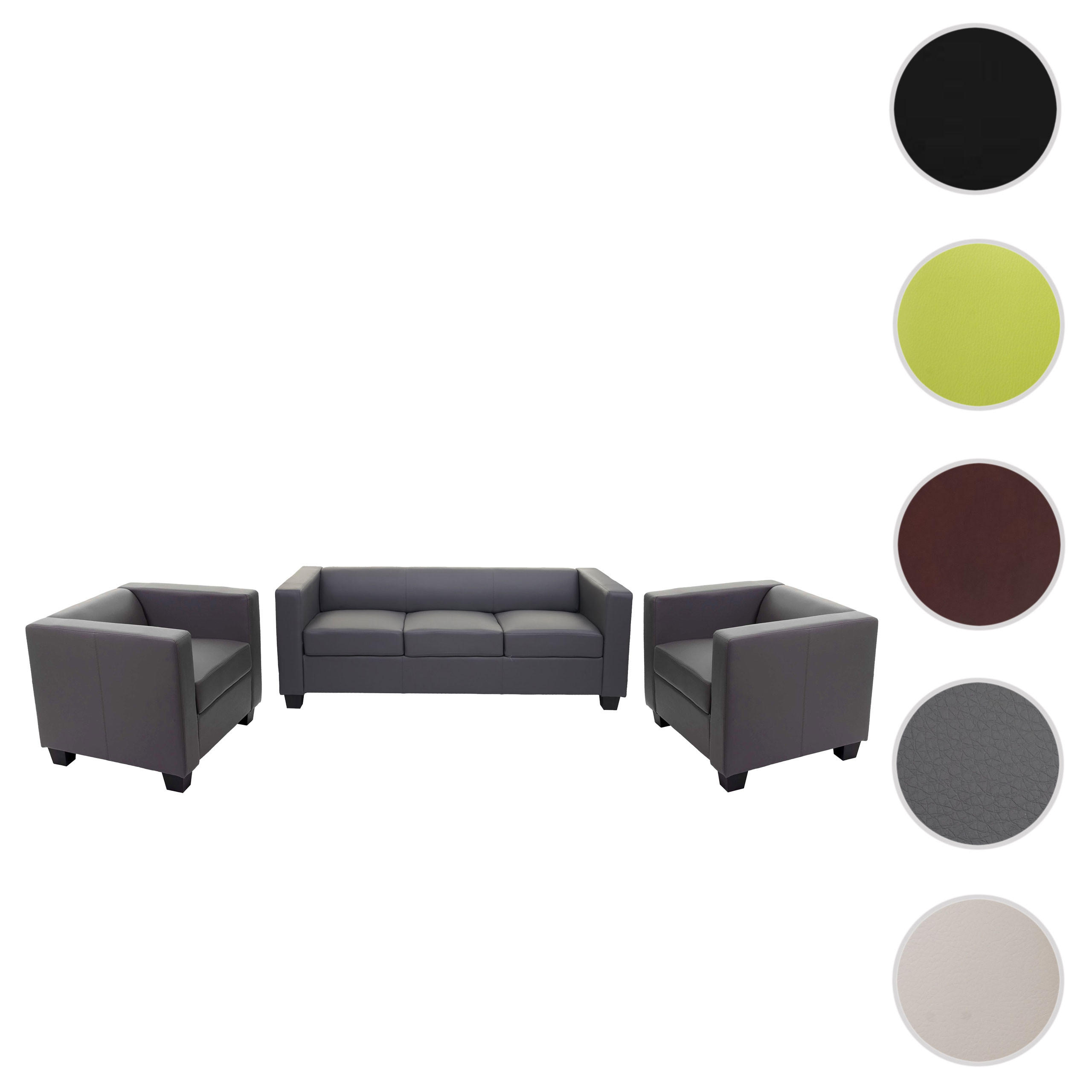 SOFAGARNITUR Grau - Grau, Textil (450/70/200cm) - MCW