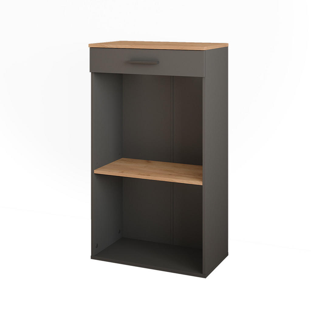 Vicco STOJAN NA VÍNO Repose Zlatý dub power/antracit 60 x 106 cm