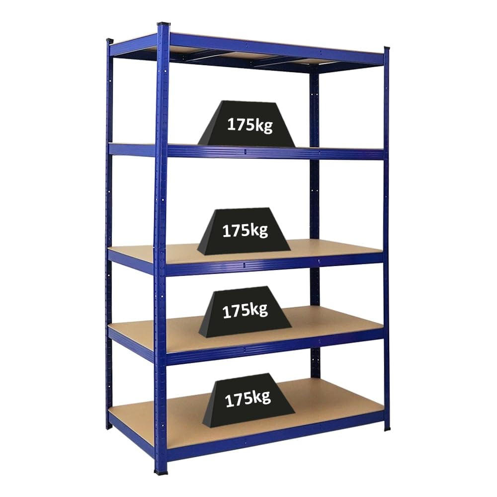 SCHWERLASTREGAL Taurus 180x120x60 cm Fachlast 175 kg Blau - Blau, Metall (120/180/60cm) - PROREGAL