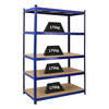SCHWERLASTREGAL Taurus 180x120x60 cm Fachlast 175 kg Blau - Blau, Metall (120/180/60cm) - PROREGAL