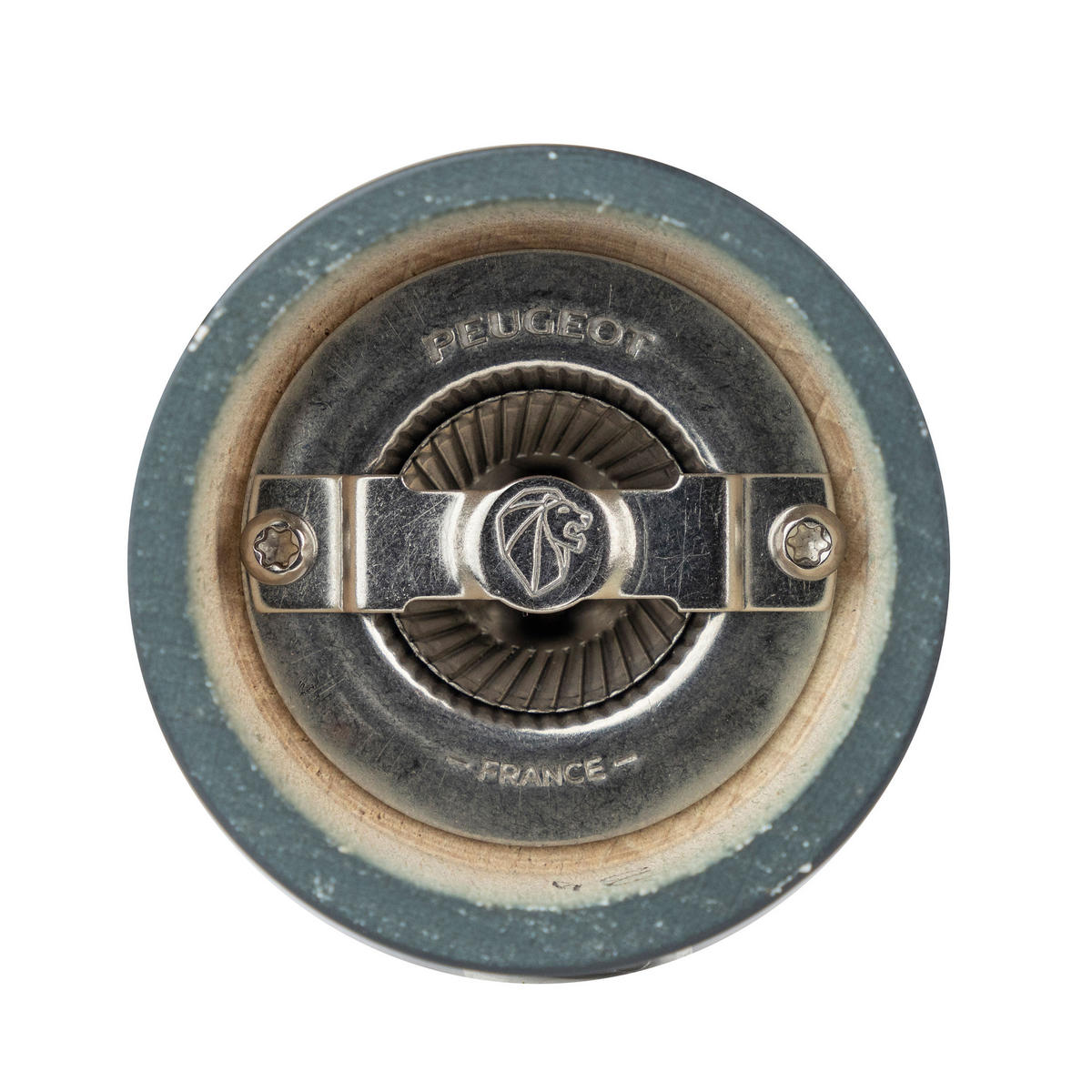 SALZMÜHLE Bistro 10cm Buchenholz Schiefergrau Stahlmahlwerk - Grau, Holz (5.3/10/5.3cm) - PEUGEOT