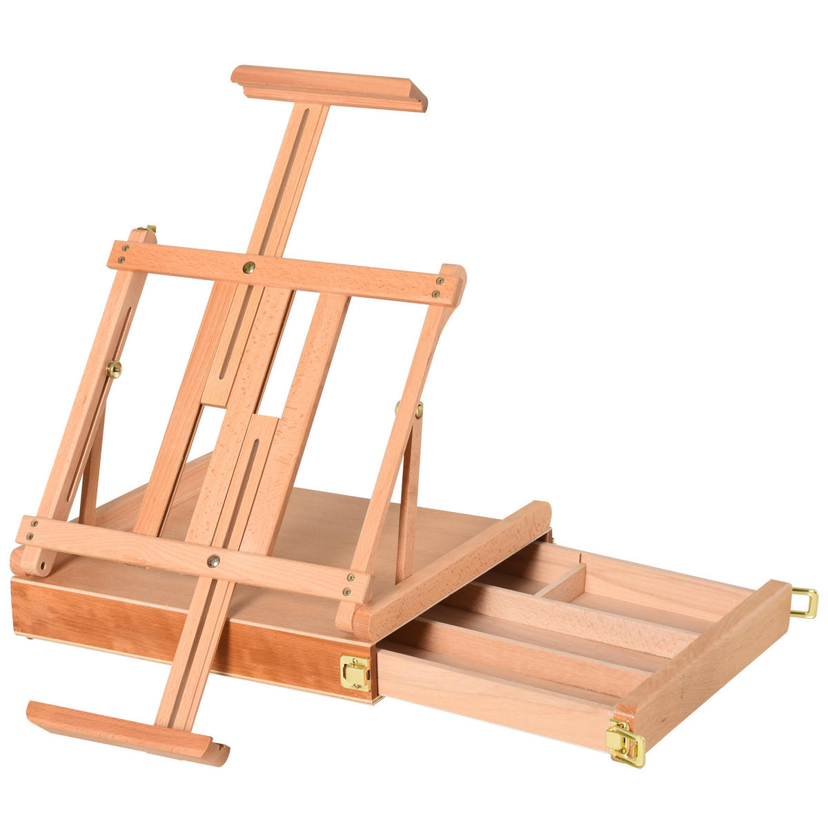 TISCHSTAFFELEI DE-08979 Buchenholz Natur - Naturfarben, Holz (36/12.5/42cm) - ComfortXL