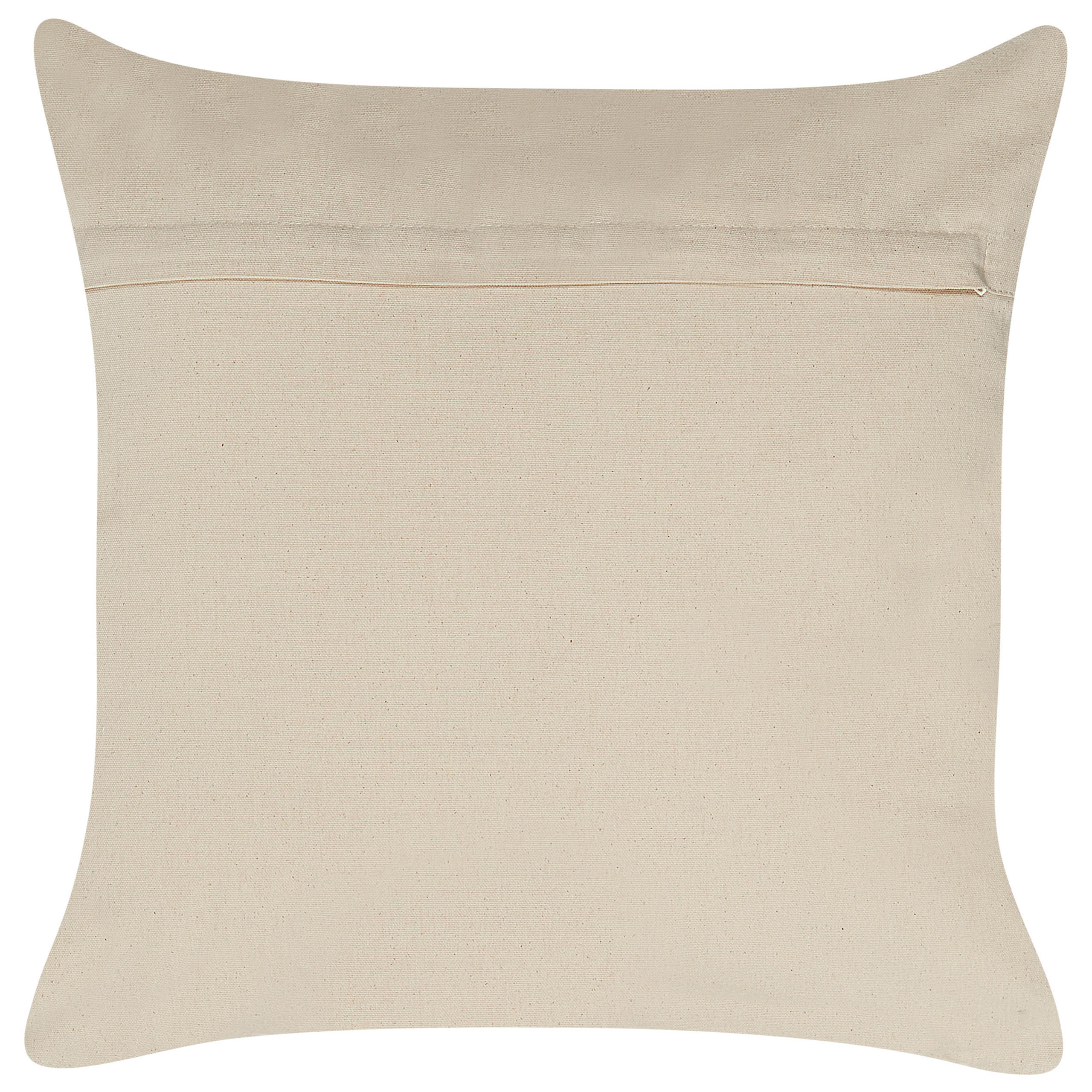 DEKOKISSEN Roségold 50/50 cm Oujda - Roségold, Naturmaterialien/Textil (50/50cm) - Beliani