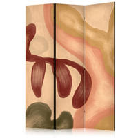 PARAVENT Akustik 3-tlg 135x172 cm irregul re geometrische Formen - Multicolor, Holz/Textil (135/172/3cm) - Muralo