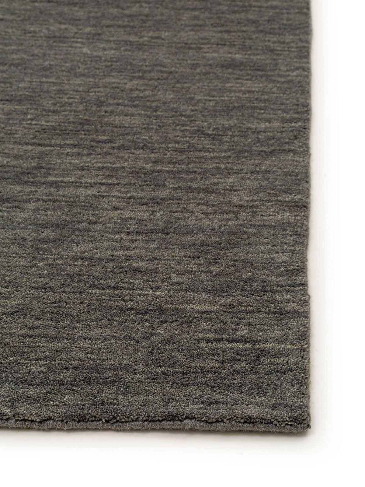 WOLLTEPPICH-LÄUFER Jamal Grau 80x300 cm - Grau, Textil (80/300cm) - benuta Nest
