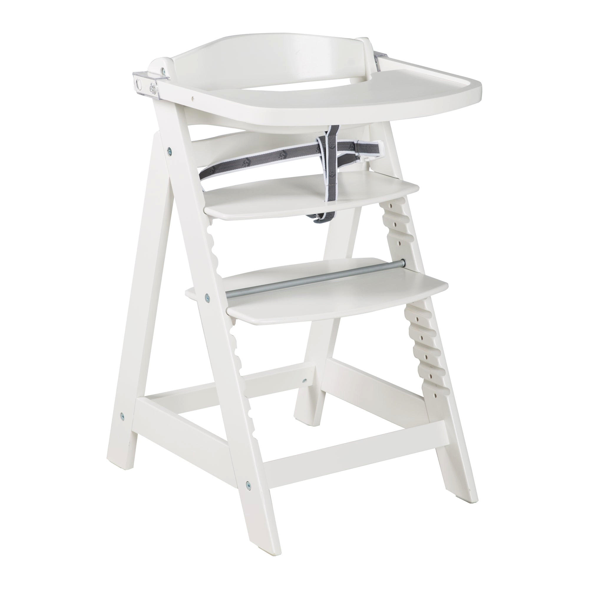 KINDERHOCHSTUHL - Sit Up 'CLICK & FUN' - weiß - Weiß, Holzwerkstoff (50/80/54cm) - Roba