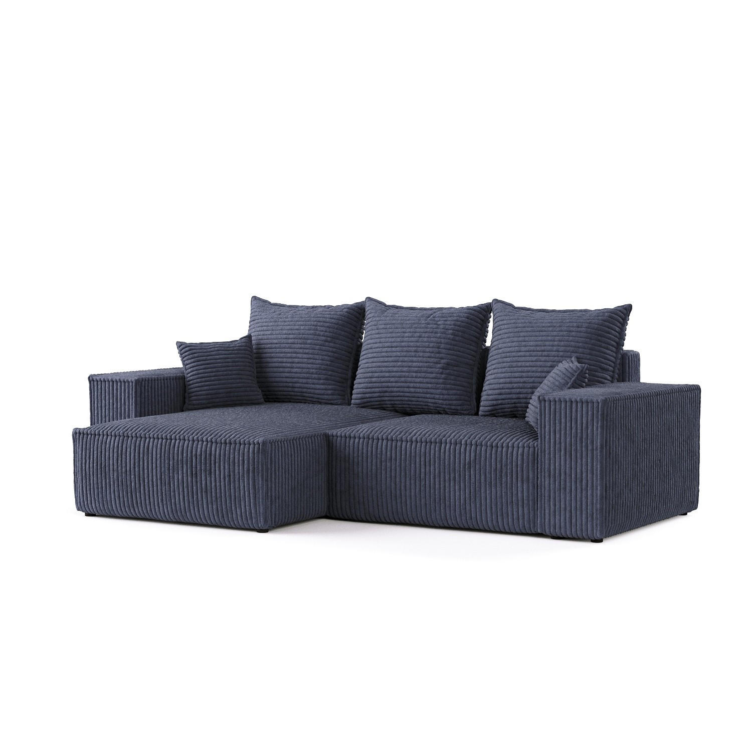 AltaBeds ROHOVÁ SEDAČKA SENSO, textil, Námořnická modrá