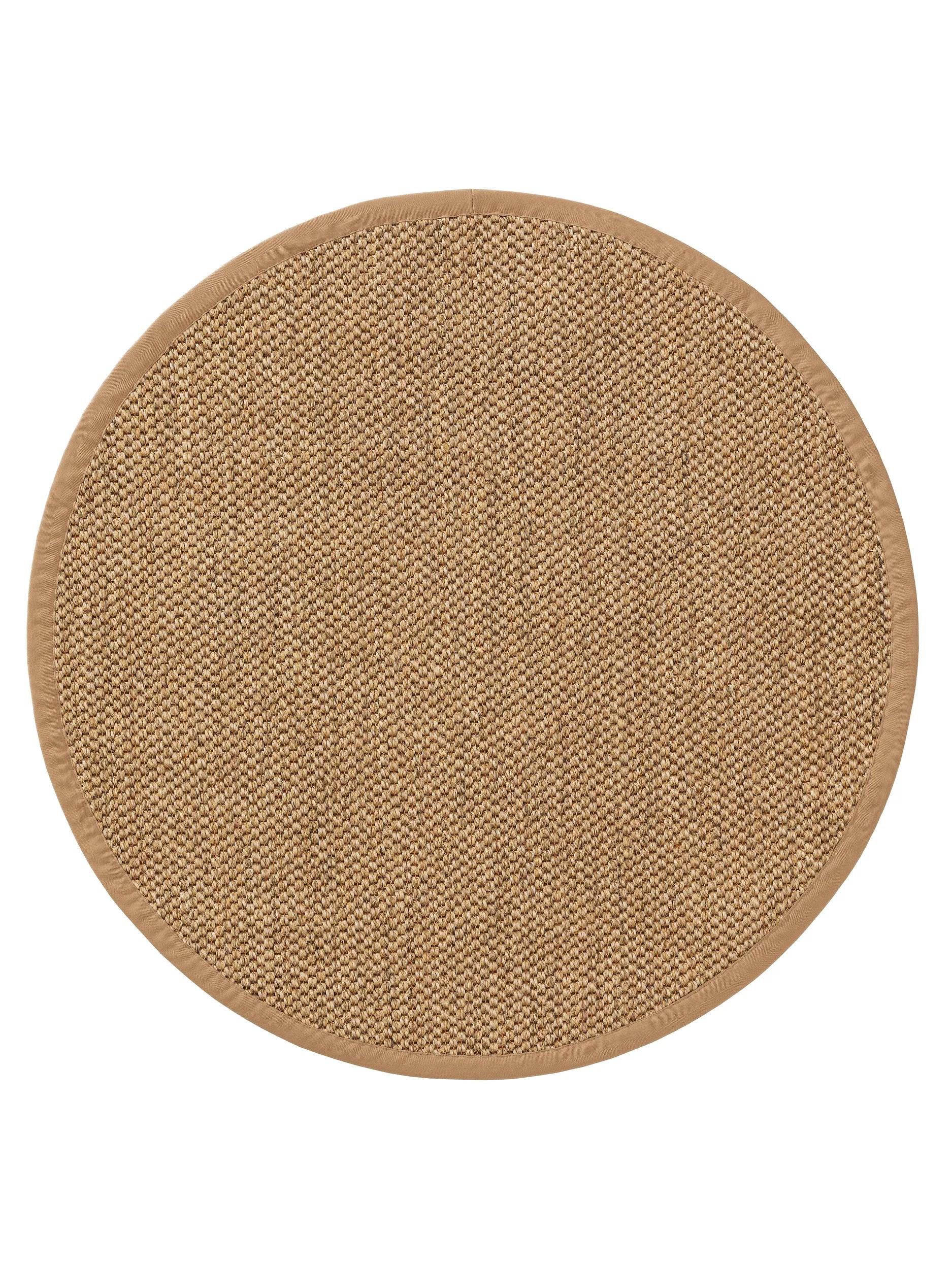 SISALTEPPICH Greta Cream ø 250 cm rund - Creme, Textil (250/250cm) - benuta Pure