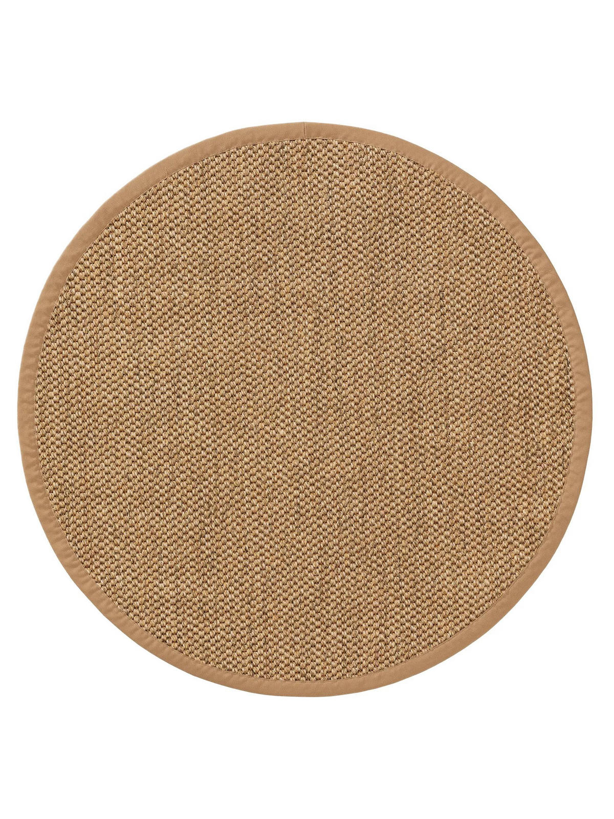 SISALTEPPICH Greta Cream ø 250 cm rund - Creme, Textil (250/250cm) - benuta Pure