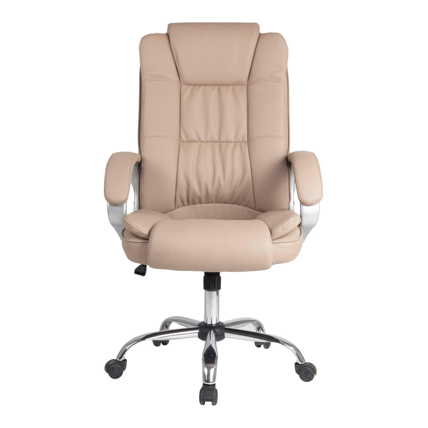 DREHSTUHL Karen Taupe - Taupe, Fell (68/110/72cm) - VS Venta-stock