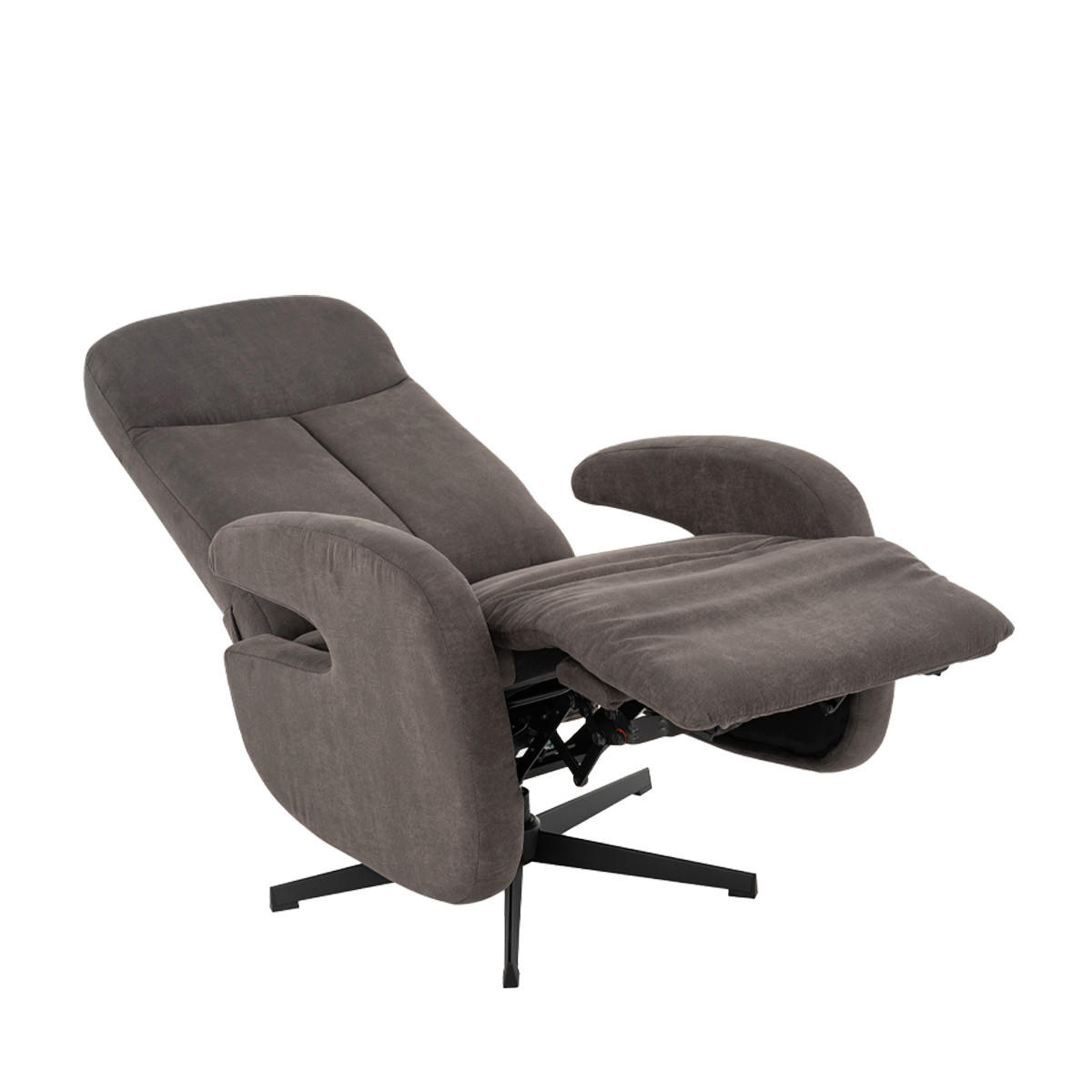 SESSEL Esbjerg - Gray - 73/86/114 cm - Grau, Textil (73/114/86cm) - LABEL51
