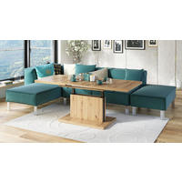 COUCHTISCH rechteckig Eiche Artisan höhenverstellbar ausziehbar - Eiche Artisan, Holzwerkstoff (80/120/56cm) - designimpex