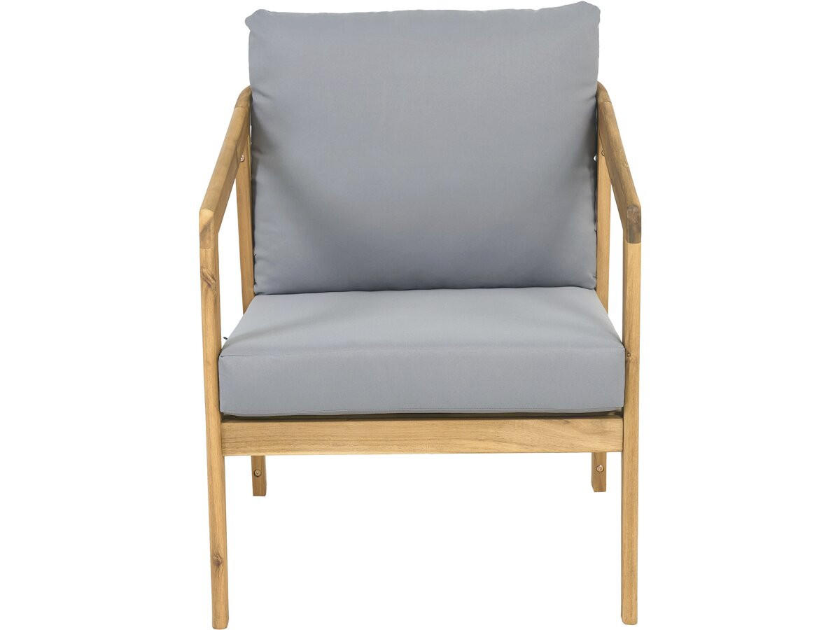 LOUNGEGARNITUR Presley 4-Sitzer Beige - Beige, Holz - Habitat Garten
