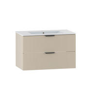 WASCHTISCH 80cm Astrid Kaschmir - Beige, Holzwerkstoff (80/50/45.8cm) - Petits-meubles